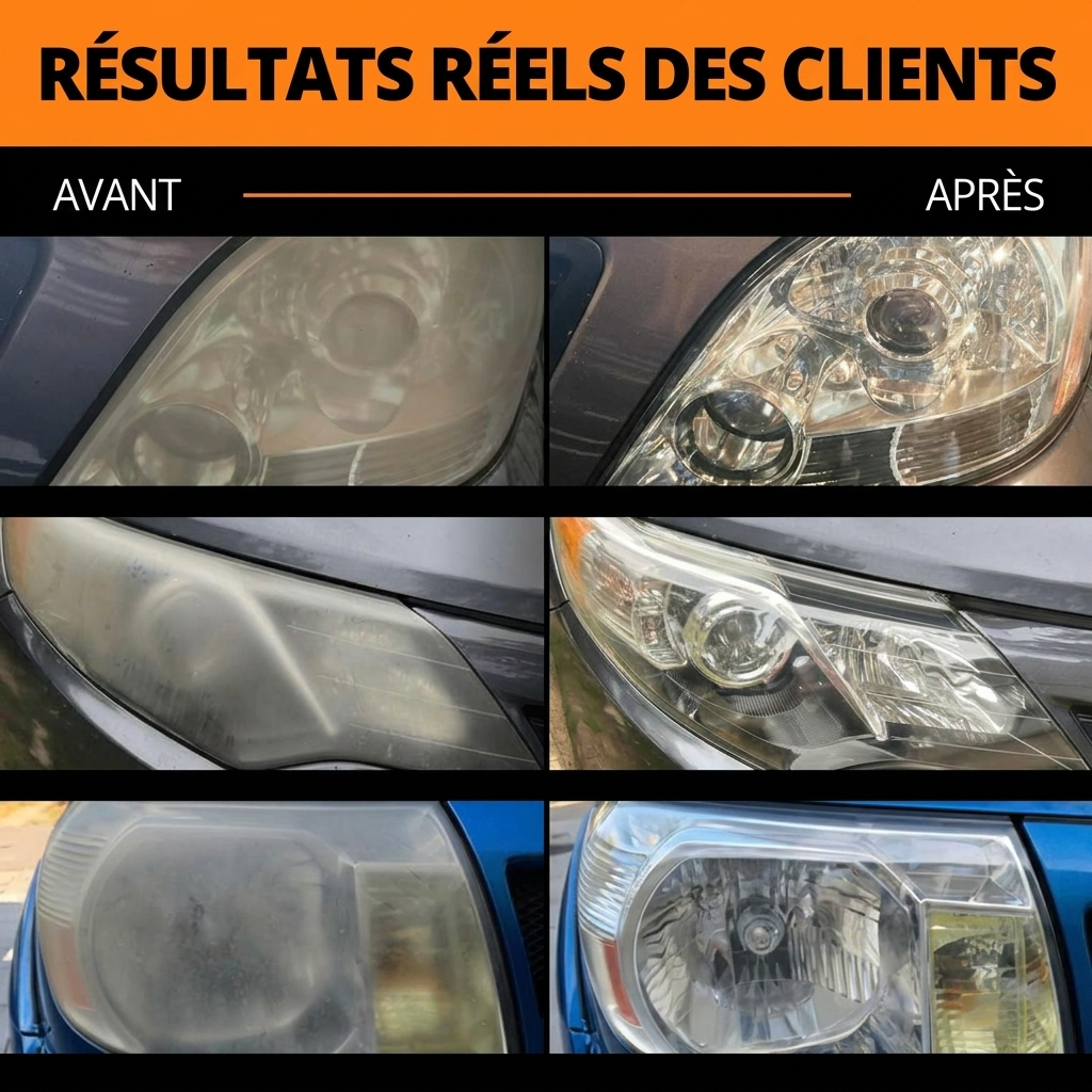 CrystalLight™ – Kit de Restauration de Phares
