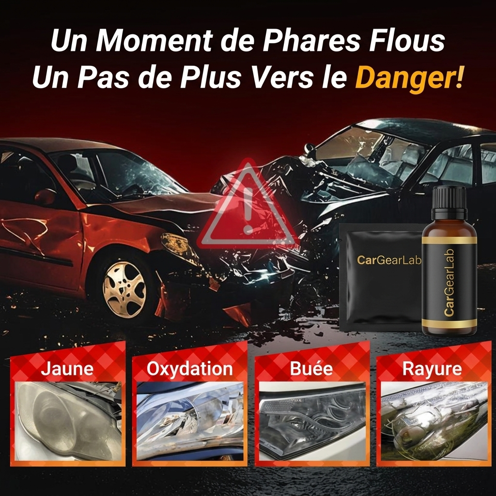 CrystalLight™ – Kit de Restauration de Phares