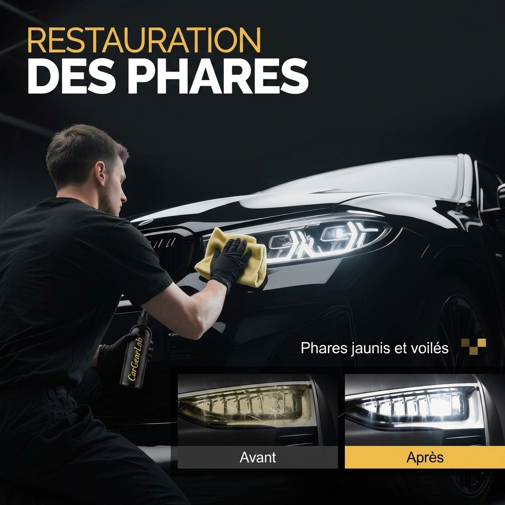 CrystalLight™ – Kit de Restauration de Phares