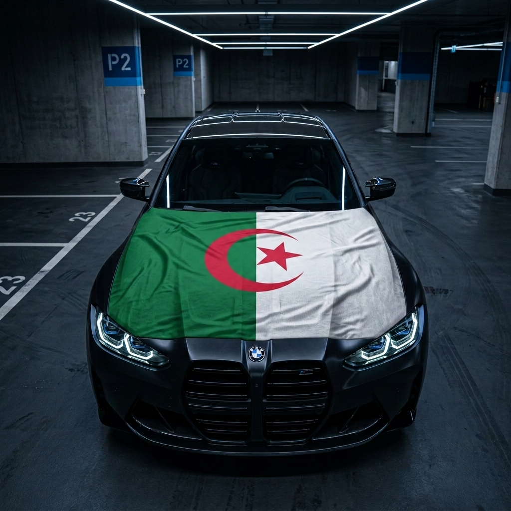 Drapeau pour capot élastique