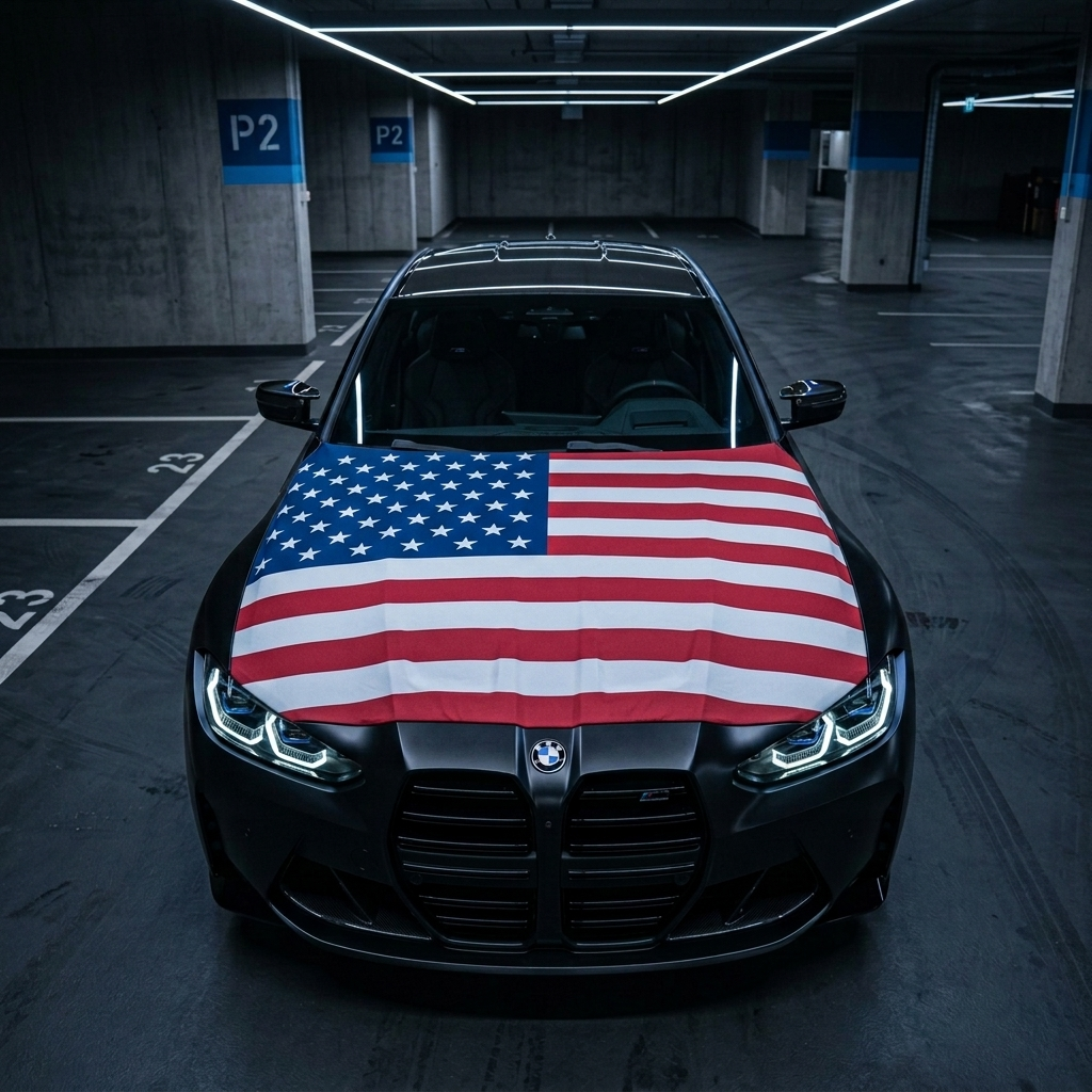 Drapeau pour capot élastique